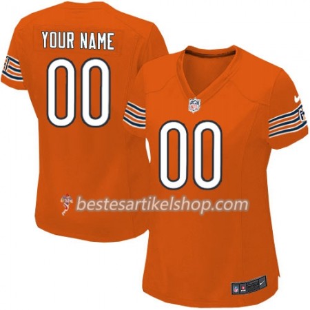 Damen Chicago Bears Trikot Nike Orange - Personalisiert